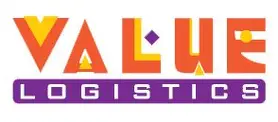 Value Logistics company logo with colorful stylized text.